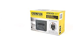 CHAMPION POWER EQUIPMENT Champion All Weather Inverter Generator Cover for 2000 Watt Models – Outdoor Storage, Wind and Rain Resistant, Heavy-Duty Portable Shelter, Zipper for easy access to Carry Handle