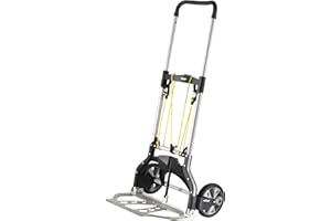 wolfcraft TS 850 Transportsystem 5501000 / Komfortable & klappbare Sackkarre für Lasten bis zu 100 kg - Stabiler Handkarren für Getränkekisten, Blumenkübel - Made in Europe