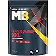 MuscleBlaze Super Gainer XXL (Chocolate, 3kg / 6.6lbs, 30 Servings) | Muscle Mass High Protein Gainer