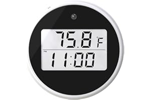 KSHSAA Digital Ice Bath Temperature Thermometer - Floating Pool Water Timer for Cold Water Tub & Ice Baths Accessories