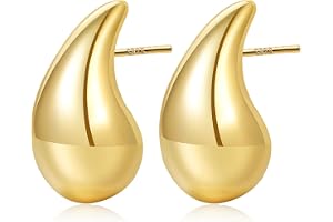 Orecchini A Cerchio Donna Placcati Oro 14K - Piccoli Cerchi In Ottone Con Zirconia - Ipoallergenici, Regalo Con Confezione