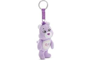 NICI Porte-clés Bisounours ours Partage Volontiers 10cm - Pendentif en peluche pour enfants et adultes, Avec anneau pour porte-clés, trousseau et porte-clés - 61375