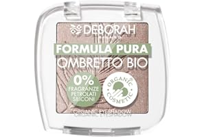 Deborah Ombretto Occhi Mono BIO Formula Pura Colore n.07 Taupe, con ingredienti 100% di origine naturale, Vegan e Animal Friendly