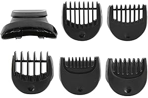 FYBIDA Set di Regolabarba Compatibile con Series 3, Kit Testine per Rasoi Elettrici con 1 Pz Testina Rasoio Elettrico 5 Pz Rifinitura per Pettine Guida Adatto per Uomo Barba, Capelli,