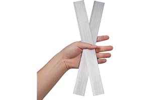 HOSIFIY 2 Pieces Square Aluminum Bar, 4 mm Thickness X 35 mm Width X 305 mm Length Square 6061 Aluminum Flat Plate for Industry Building