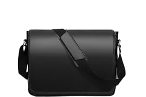 Leathario Sac en Cuir Homme Sac rétro en Cuir Cartable en Cuir pour Hommes Sacoche en Cuir pour Hommes Sac Porte épaule pour Hommes