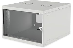 Intellinet 714792 Basic Line - Distribuidor de Pared (48,26 cm/19", 6 U, 353 x 540 x 560 mm, Plano, Clase de protección IP20), Color Gris