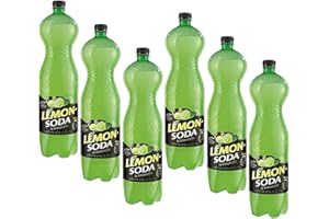 6x Lemonsoda PET 1Lt Campari Flasche Lemon Soda Limonade Zitrone italienisch