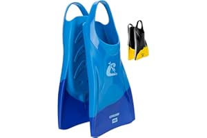CRESSI Pura Fins - Pinne Pocket Unisex in Silicone per Nuoto e Snorkeling