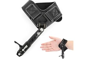 SHARROW Tir à l'arc Déclencheur d'arc à Poulies Release Aids avec Design Pliable