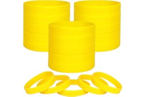 LVNRIDS Braccialetti in silicone 100 pezzi, Braccialetti Elastici in Gomma per Feste Eventi Sportive(20.2 cm/16 cm), Riutilizzabile Braccialetto Colorati per Uomo Donna
