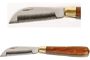 netproshop Pferde Mähnenmesser Ausdünnmesser Verziehmesser Verziehkamm für Mähne klappbar
