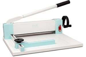 WE R MEMORY KEEPERS We R Makers Coupe-papier robuste pour piles de 2,5 cm d'épaisseur, alignement de précision, utilisation facile, scrapbooking et fabrication de cartes