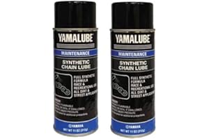 Yamaha Original OEM Yamalube Acc-SYNCH-AI-NL Spray sintético lubricante para cadena Yamalube OEM – (2) latas de 11 onzas