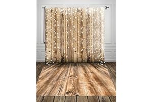 NIVIUS PHOTO 150x300cm Weihnachten Holzboden Fotografie Hintergrund Fotostudio Familie Neugeborenen Pet Geschenke Dekoration Requisiten XT-2661(DE)