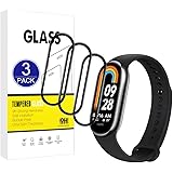 X-Dision [3 Pezzi] Pellicola Protettiva Compatibile con Xiaomi Mi Smart Band 8,[Resistente ai Graffi, Alta Definizione][3D Cu