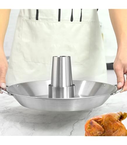 Rostiera Per Pollo BBQ-Toro In Ghisa - Con Cono Aromatico E Vassoio, &Oslash; 28 Cm