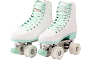 Flamingueo Roller Skates - 4 Wheel Roller Boots, Quad Skates, ABEC-7 Bearings, Roller Skates Adult 82A, Roller Skates Shoes, Roller Skates Women, Girls Roller Skates