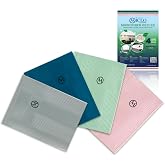 MICLO CLEANING Mikrofiber Temizlik Bezi | Sihirli Bez, Cam ve Ayna Bezi | 4'l&uuml; Paket | Somon Serisi