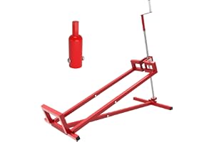 Universallyft för åkgräsklippare max. 400 kg inkl. adapter till borrmaskin för enklare lyftning av trädgårdstraktorer
