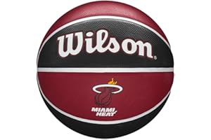 Wilson Pelota de baloncesto NBA TEAM TRIBUTE, Exterior, Caucho, Tamaño: 7