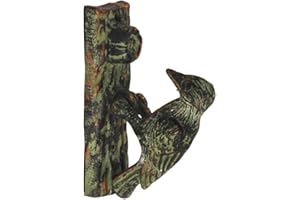 Esschert Design – Llamador de Puerta Specht, marrón, 5.2 x 10.5 x 16.3, lh27