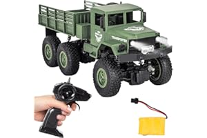 OBEST Military RC Truck,2.4 GHz Fuoristrada Radiocomandata 4WD Truck per Adulti Bambini Ragazzi