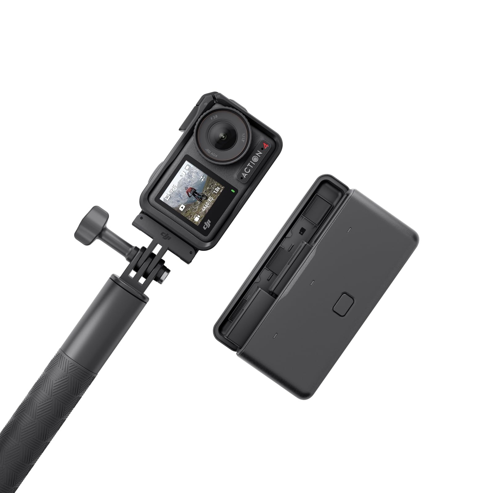 DJI Osmo Action 4 Adventure Combo-4K/120Fps Waterproof Action Digital Camera with A 1/1.3-Inch Sensor,10-Bit&D-Log M Color Pe