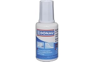 ‎DONAU DONAU 7615001-99 Korrekturflüssigkeit mit Pinsel/Korrekturfluid, 20 ml