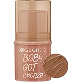 essence bronzing stick baby got bronze, natural, spray (0.2 oz) | Bronzing Cream for a Gently Tan Look - Easy to Blend, Vegan