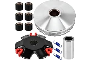 BOLOJAU 50cc Racing Variator Kit, reservdelar för GY6 50cc 80cc 139QMB 139QMA för kinesiska Taotao Roketa Sunl Baja motorer, skotrar, mopeder, ATV Go Kart, med 6,5 gram rullare