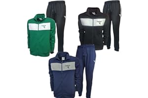 Diadora 102.182075 TRACKSUIT FZ (HJ) MEN, KOLOR 45080 - RED SALSA, ROZMIAR XX-Large 45080 - RED SALSA XX-Large