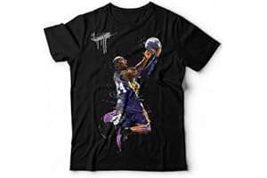 Generico T-Shirt Kobe Hoop Basket NBA Pallacanestro 100% Made in Italy