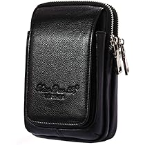 Genda 2Archer Gürteltasche Leder - Mini Brieftasche Für Männer 15,5x10cm