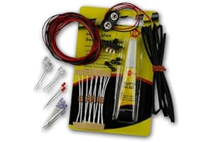 1.943/5.000 Übersetzungsergebnisse world-trading-net - Kit d'éclairage de construction de modèles à LED, kit de 37 pièces, NON complètement soudé ou câblé