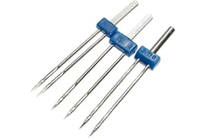 Casecover 3 Pièces/Set Double Point Aiguilles 3 Tailles Bille Twins Aiguilles Stretch Double Aiguille Pins Machine À Coudre À Usage Domestique