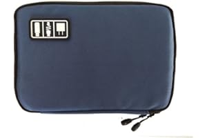 Rojeam Electronic Organizer Travel Gadget Bag para cámara Digital Electronics Accessories Cable USB y Almacenamiento de menaje (Azul Marino)