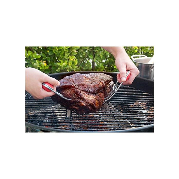 Charcoal Companion Cc1132 Slash Serve Fleisch Klauenpaar Grill Werkzeug Sets