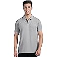 Lux Cozi Men's Half Sleeve Soild Casual Regular Fit T-Shirt With Chest Pocket | Polo Tshirt For Men