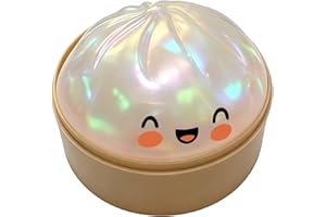 Dumpling Squishies Toy box, Glitter Colorful Dumplings Stress Fidget Sensory Toy, 2026 New Cute Soft Squeeze Dough, Fidget Toys With Food Steamer, Easter Basket Stuffer