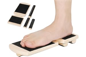 SHJXI Planche inclinée multi-effets, planche d'équilibre à une jambe, entraînement polyvalent, planche d'étirement des mollets | Entraîneur de pieds multifonction Blackboard pour améliorer la posture, la st