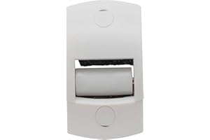 Schellenberg 15651 Guía para cinta con juntas persiana, DUO MAXI, color blanca