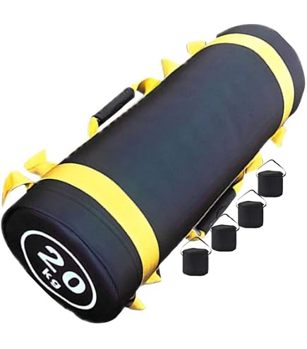 SACCA CON SABBIA PER BODY BUILDING FITNESS DA 20 KG IN ECOPELLE Allenamento Pesi 7426845928737