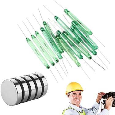 10x Magnetische Reed-Schalter - Kunststoff Gekapselt 3x13mm