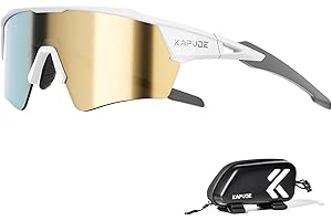 KAPVOE Gafas de Ciclismo Fotocromáticas Hombre Gafas de Sol Deportivas Mujer Transparente Gafas MTB Protección UV400 Gafas Bicicleta Montaña con TR90 Marco Gafas Bici BTT Ciclista Running Pesca K198