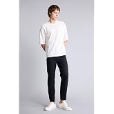 DeFacto%100 Pamuk 90's Slim Fit Dar Pa&ccedil;a Jean Yıkamalı Pantolon D8587AX26SP