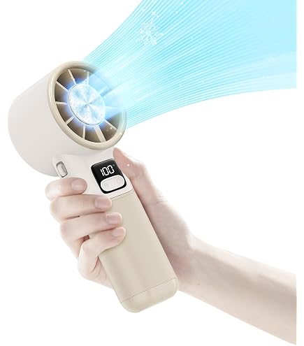 Mateju - Mini Ventilateur Portable USB Rechargeable - 2 Pièces - 3 Vitesses Réglables - Silencieux - Parfait Pour Bureau, Voyage, École (Bleu Violet)
