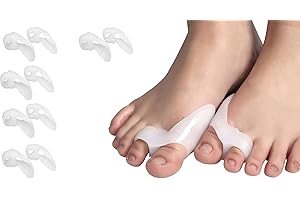 STILE LUCKER'S Corrector de Juanetes (10 Unidades) Separador de Dedos Gel suave, Talla Única. Mejora al Instante, Ideal Uso Cotidiano, Corrector Juanete Corrección en Ambos Pies