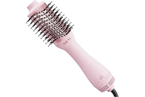 SAOSA Hair Dryer Brush Blow Dryer Brush in One, 4 in 1 Hair Dryer and Styler Volumizer with Negative Ion Anti-frizz Ceramic Titanium Barrel, Hot Air Brush Hair Straightener