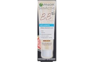 Garnier BB Cream Pelli Miste o Grasse Crema Viso di Pelle 5 in 1, 40 ml, Medio-Scura